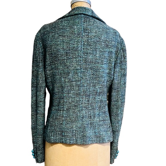 MOSCHINO Cheap and Chic Authentic Size 12 Jacket Virgin Wool Rayon Silk Blend - Picture 10 of 15
